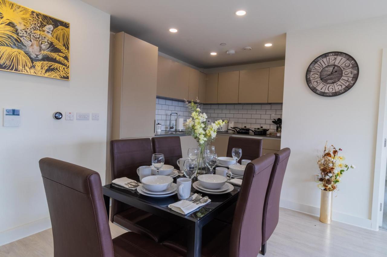 Virexxa Bedford Centre - Executive Suite - 2Bed Flat With Free Parking & Gym Exterior foto
